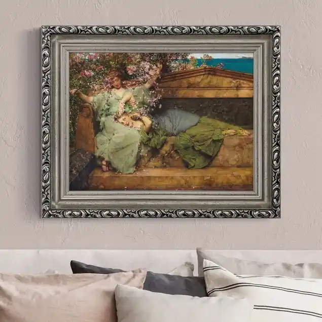 Aktuell Sir Lawrence Alma-Tadema - Im Rosengarten