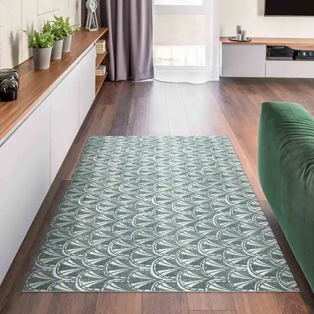 Angebot Vintage Muster Art Deco Bögen                               Vinylteppich