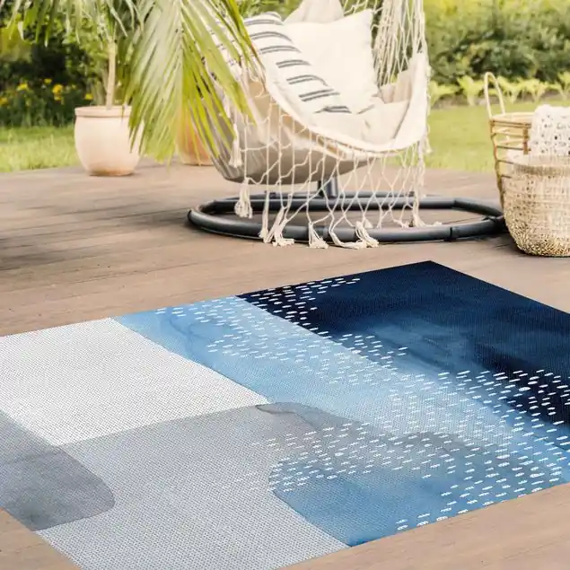 Abstrakter Wasserfall Vinylteppich Neue Ware