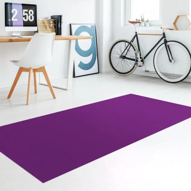 Aktuell Colour Purple Vinylteppich
