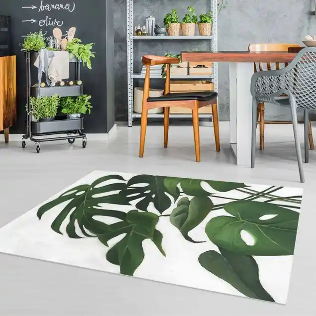 Aktuell Lieblingspflanzen - Monstera Vinylteppich