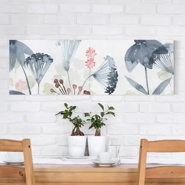 Wildblumen Aquarell I Wochenendangebot
