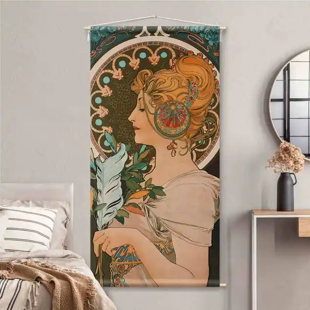Alfons Mucha - Die Feder Highlight
