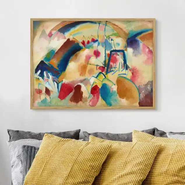 Wassily Kandinsky - Landschaft mit Kirche Rabatt