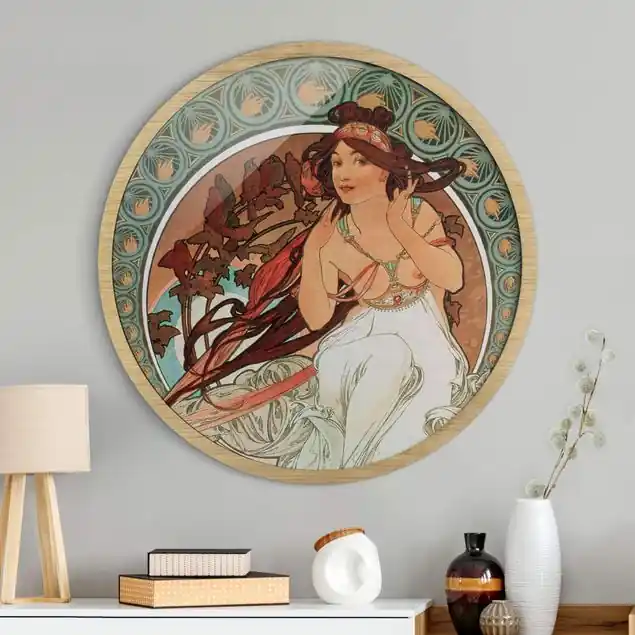Alfons Mucha - Vier Künste - Die Musik Sonderangebot