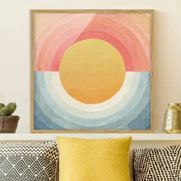 Aktuell Sonne zwischen Himmel und Meer