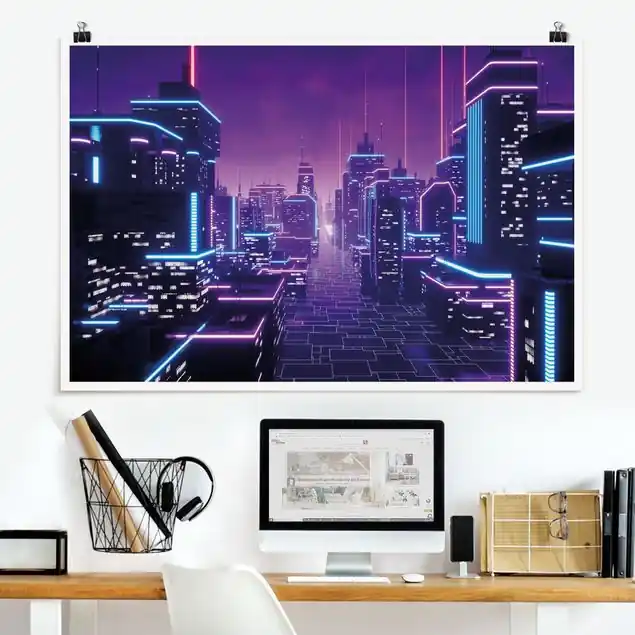 Abverkauf Neon Stadtlichter