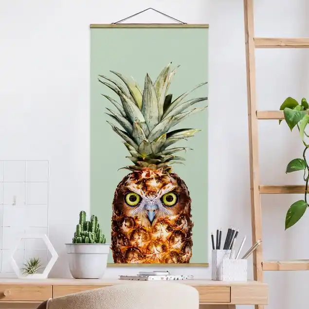Ananas mit Eule Billig