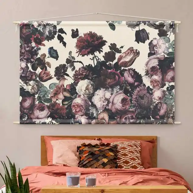 Altmeisterlicher Blumenrausch mit Rosen Bouquet Highlight