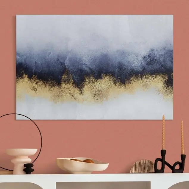 Wolkenhimmel mit Gold Highlight