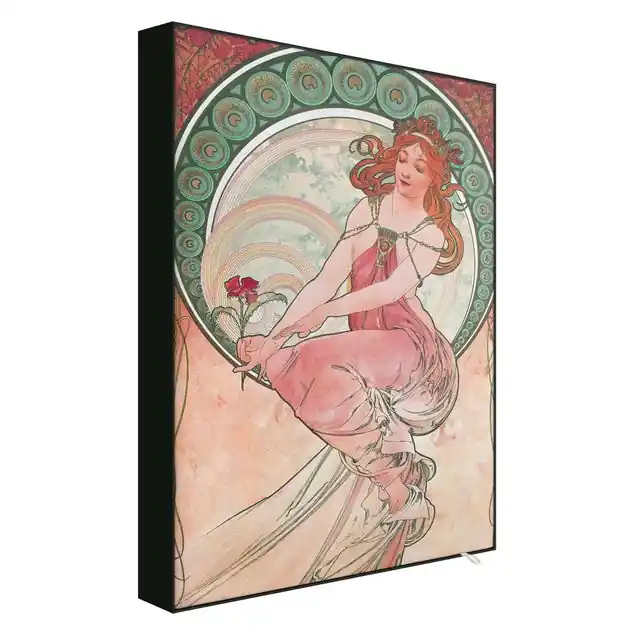 Alfons Mucha - Vier Künste - Die Malerei Schneller Versand