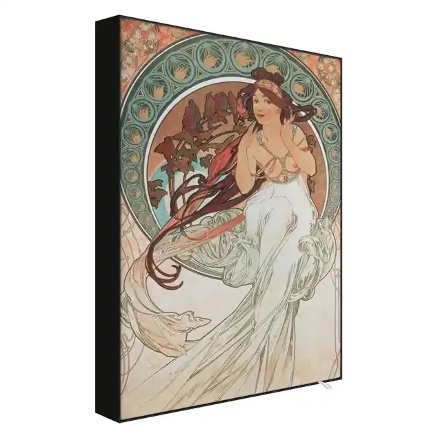 Alfons Mucha - Vier Künste - Die Musik Versand Am Gleichen Tag
