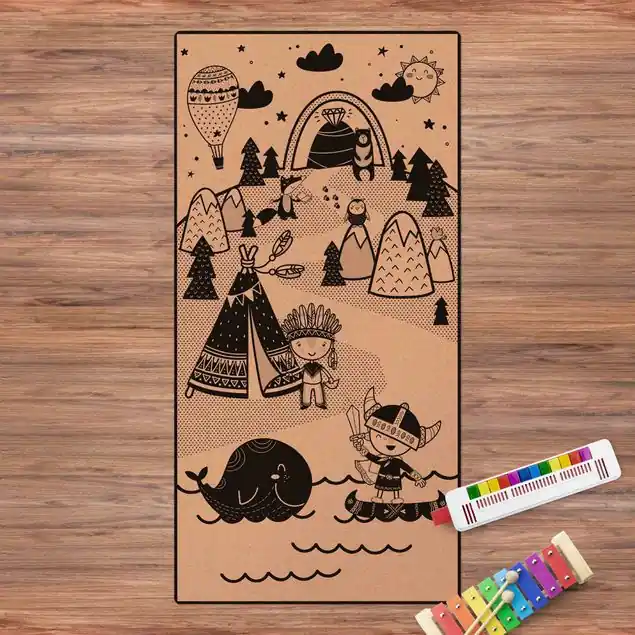 Wikinger - Die Eroberung des Diamanten                               Kork-Spielteppich Angebot