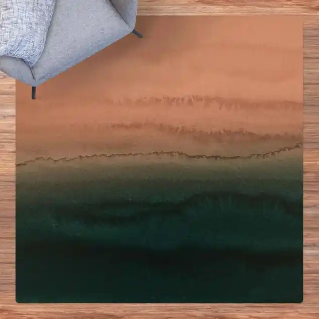 Abverkauf Spiel der Farben Meeresrauschen Kork-Teppich