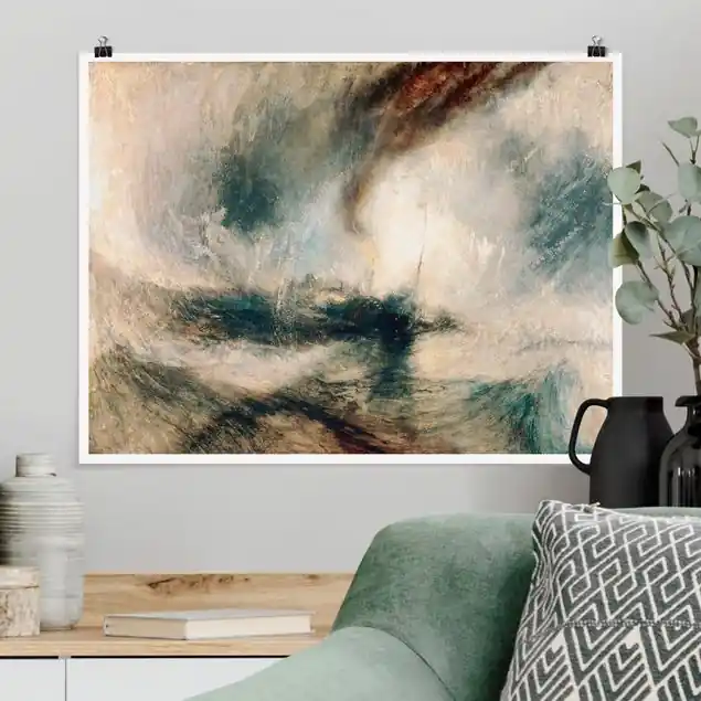William Turner - Schneesturm über Meer Preis Gesenkt