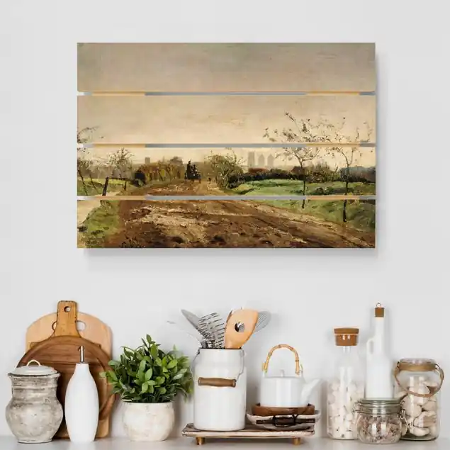 Neu Otto Modersohn - Morgenlandschaft mit Kutsche