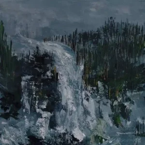 Waterfall in the Mountains Online Kaufen