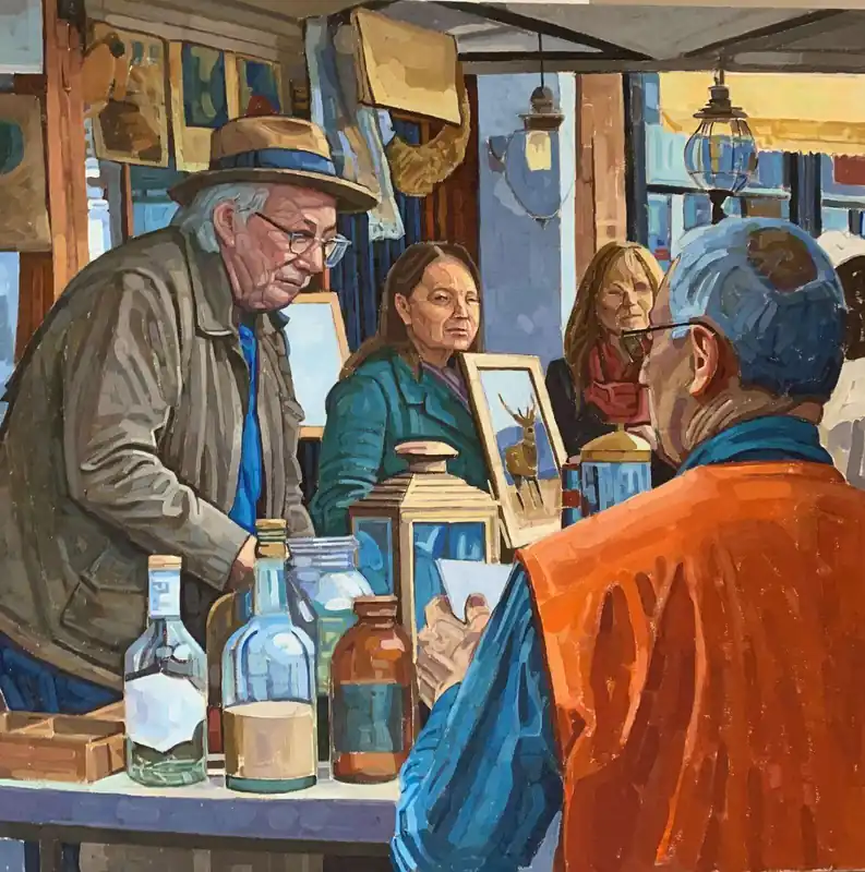Zertifiziert Auf dem Flohmarkt