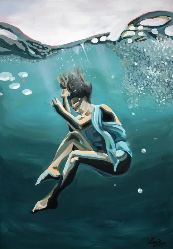 Nur Heute Leben im Wasser - Druck in A2